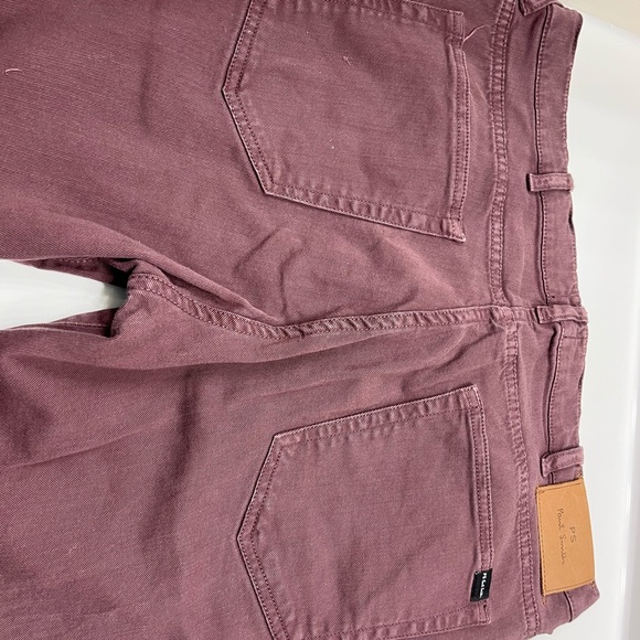 Paul Smith London Maroon/Burgundy Chinos Size 33 - Picture 3 of 3